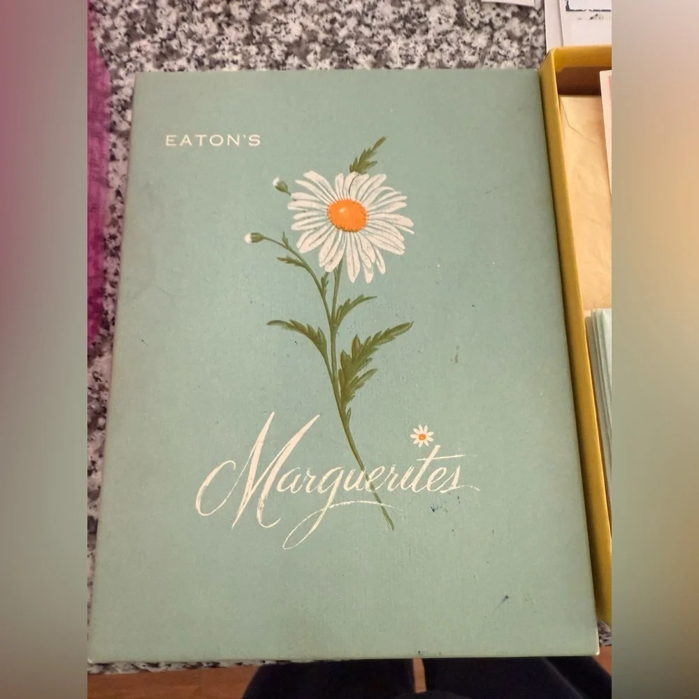 Vintage Eaton's Marguerites Stationery Set vintage